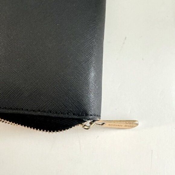MICHAEL Kors Jet Set Travel Continental Wallet black bag New - Picture 12 of 14